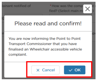 Step 7 - WAV Complaint process