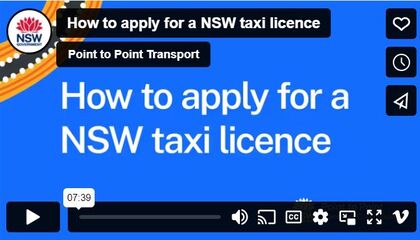 How to apply for a NSW taxi licence