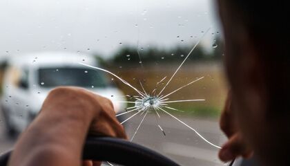 Cracked windscreens