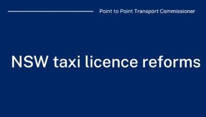 NSW taxi licence reforms